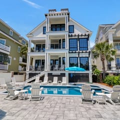 Charming oceanfront home with brand new renovations and private pool & spa