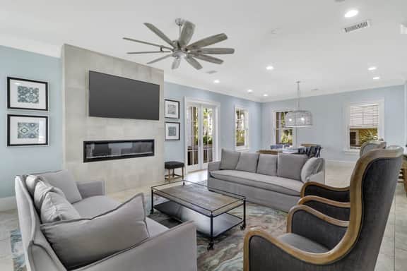 2nd Row Luxury home with a game room, a golf simulator and private pool - Image 3