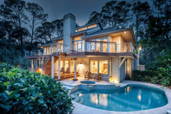 2nd row beach home with multiple living spaces along with private pool & spa - Image 1
